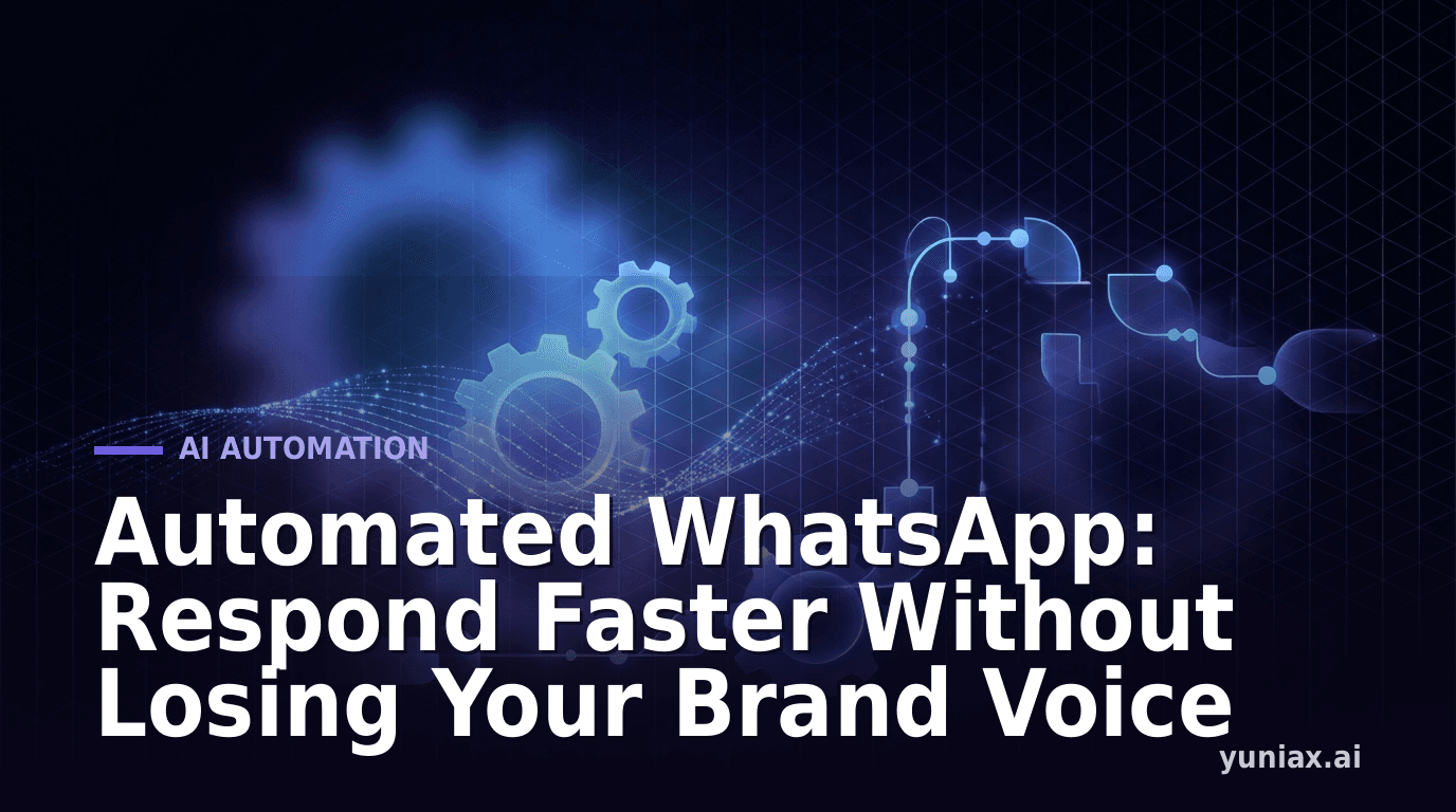 Automated WhatsApp: Respond Faster Without Losing Your Brand Voice