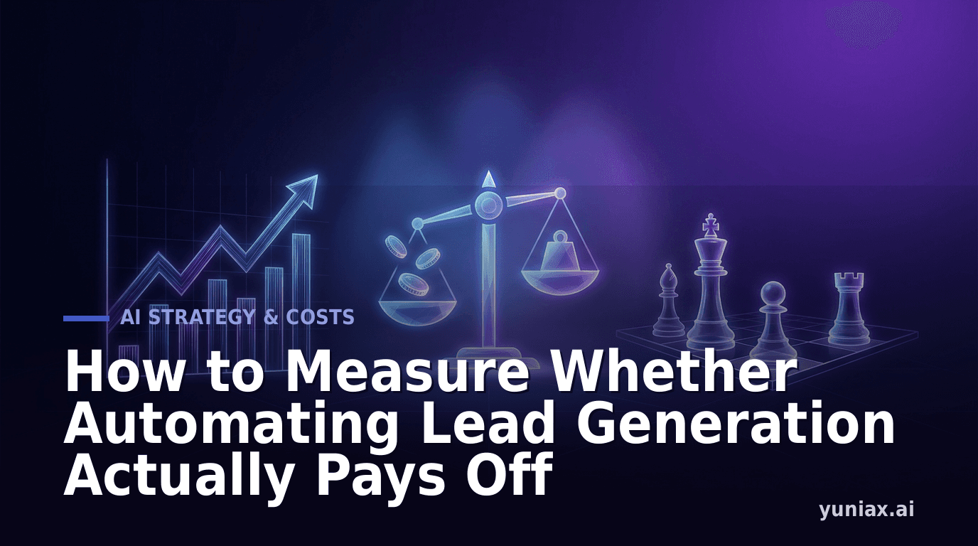 How to Measure Whether Automating Lead Generation Actually Pays Off