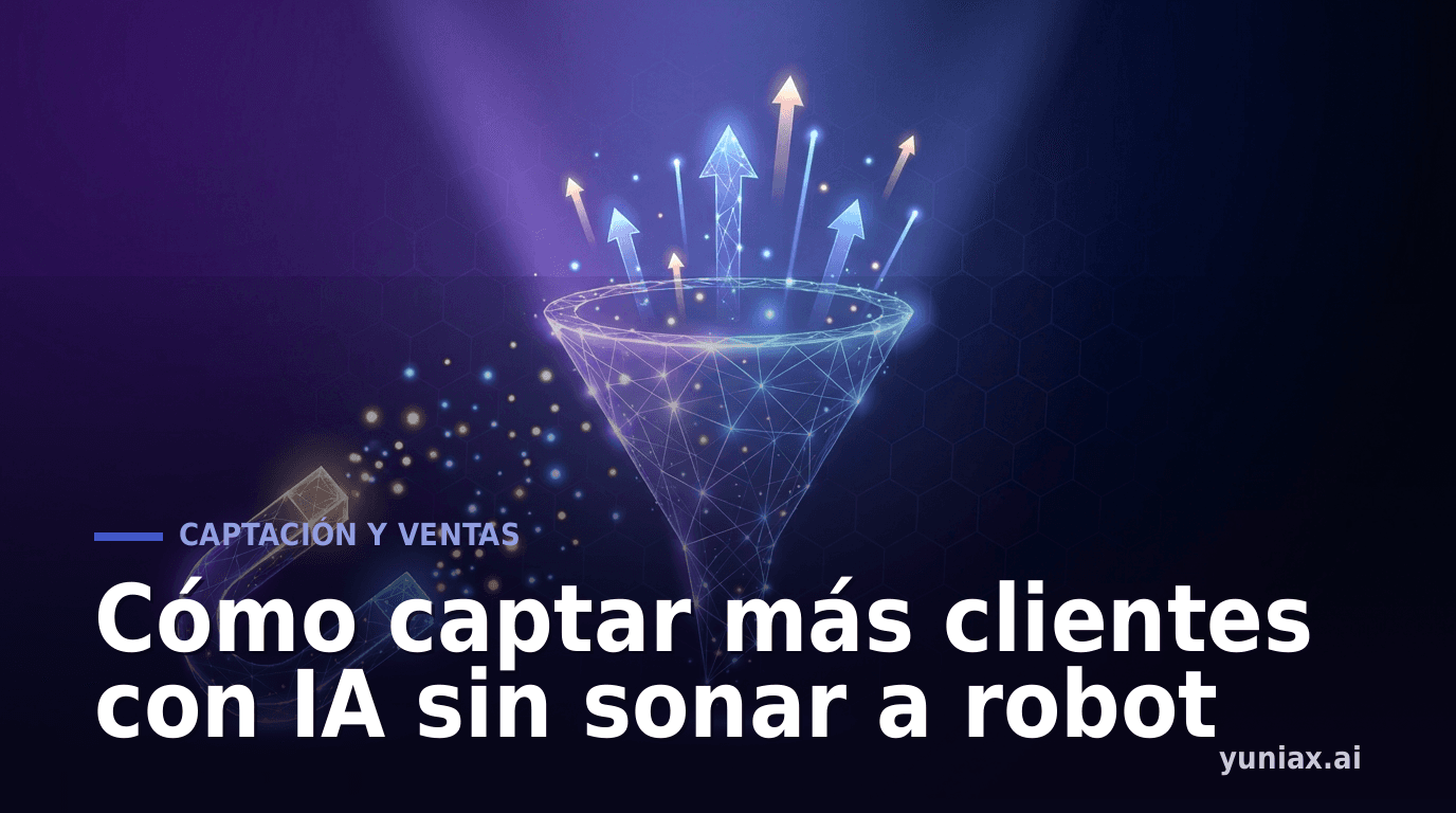 Cómo captar más clientes con IA sin sonar a robot