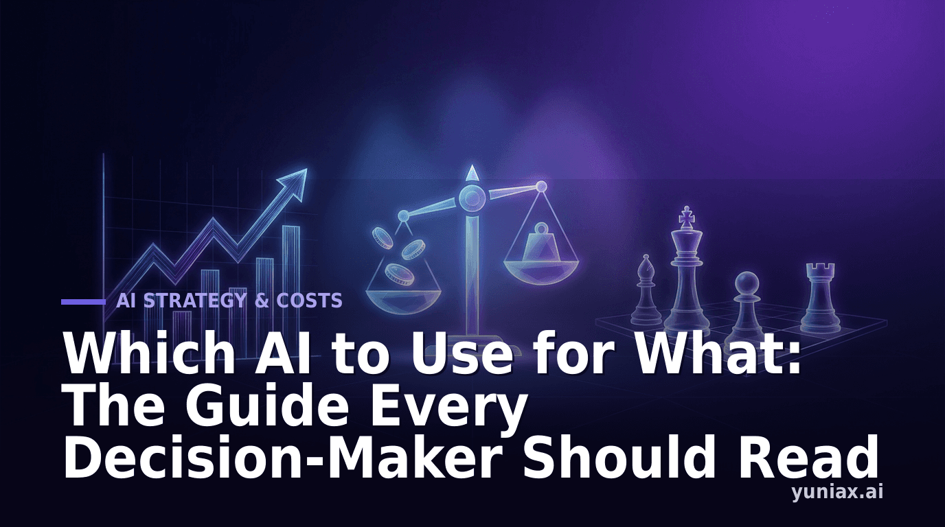 Which AI to Use for What: The Guide Every Decision-Maker Should Read