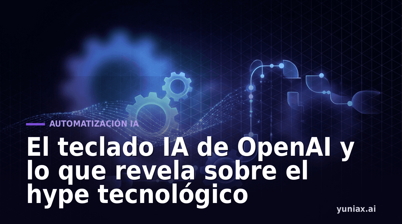 El teclado IA de OpenAI y lo que revela sobre el hype tecnológico