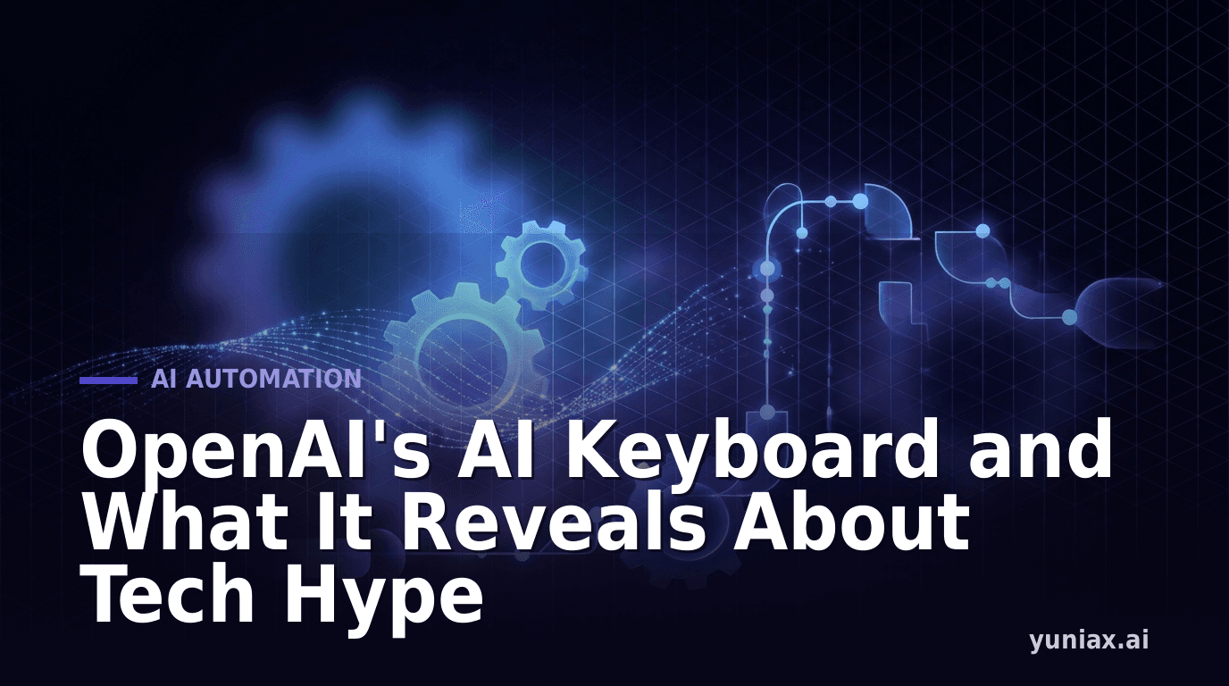 OpenAI's AI Keyboard and What It Reveals About Tech Hype