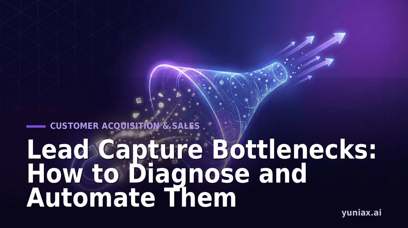 Lead Capture Bottlenecks: How to Diagnose and Automate Them