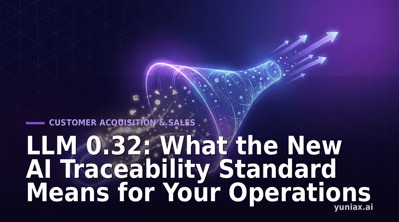 LLM 0.32: What the New AI Traceability Standard Means for Your Operations