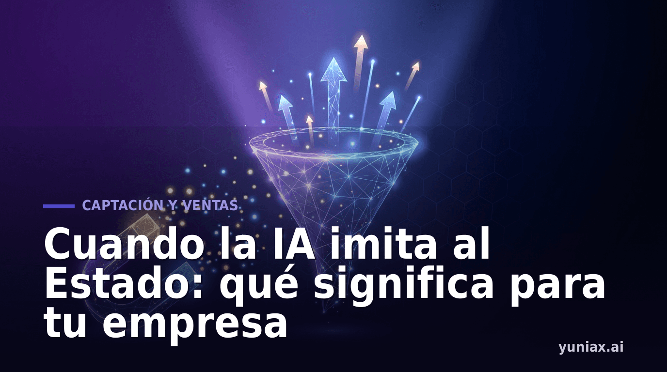 Cuando la IA imita al Estado: qué significa para tu empresa