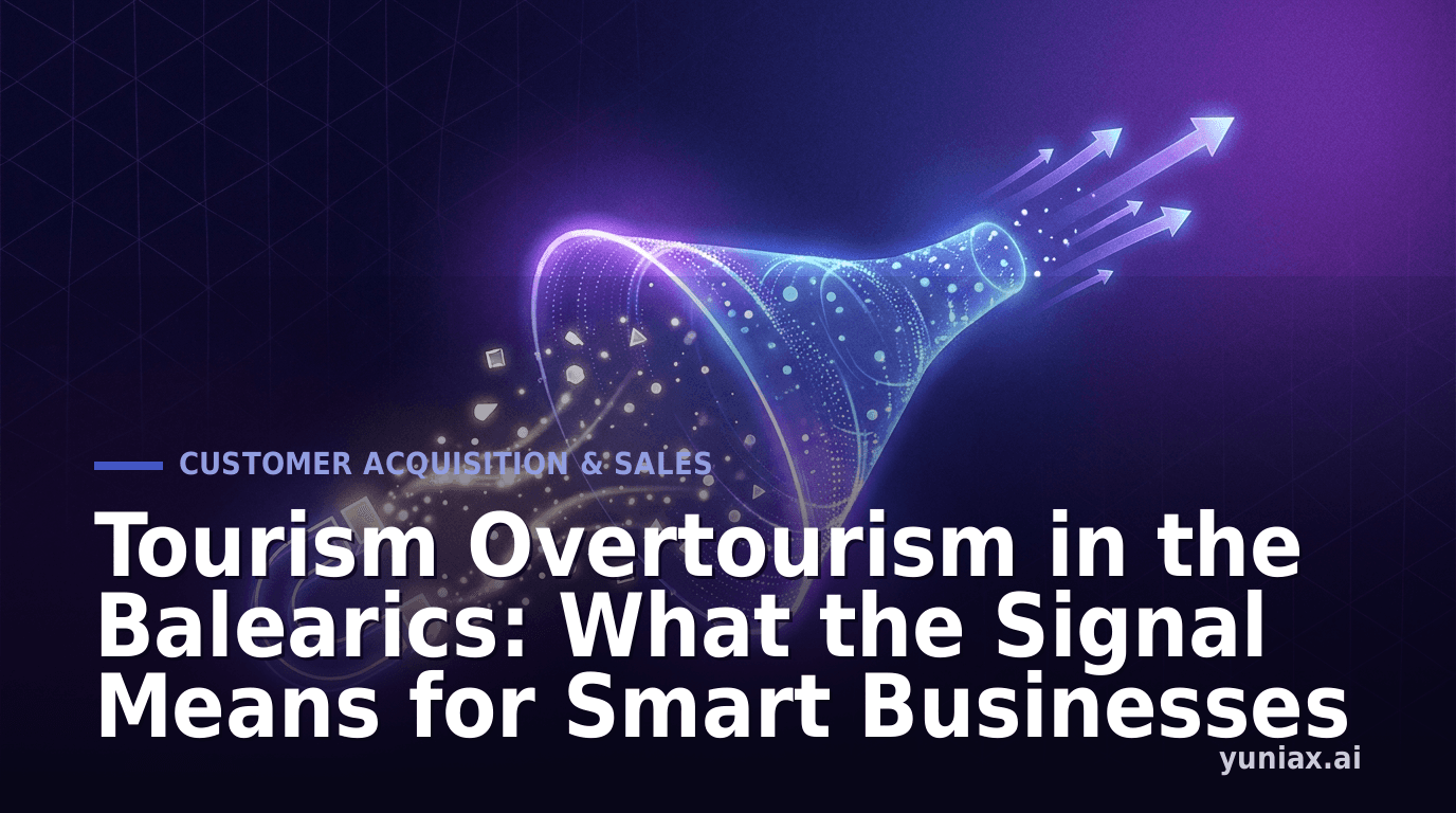 Tourism Overtourism in the Balearics: What the Signal Means for Smart Businesses