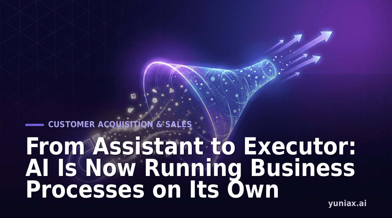 From Assistant to Executor: AI Is Now Running Business Processes on Its Own