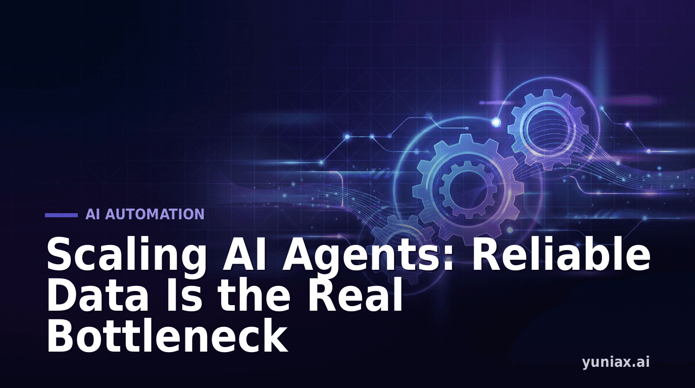 Scaling AI Agents: Reliable Data Is the Real Bottleneck