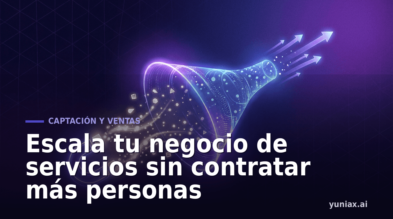 Escala tu negocio de servicios sin contratar más personas