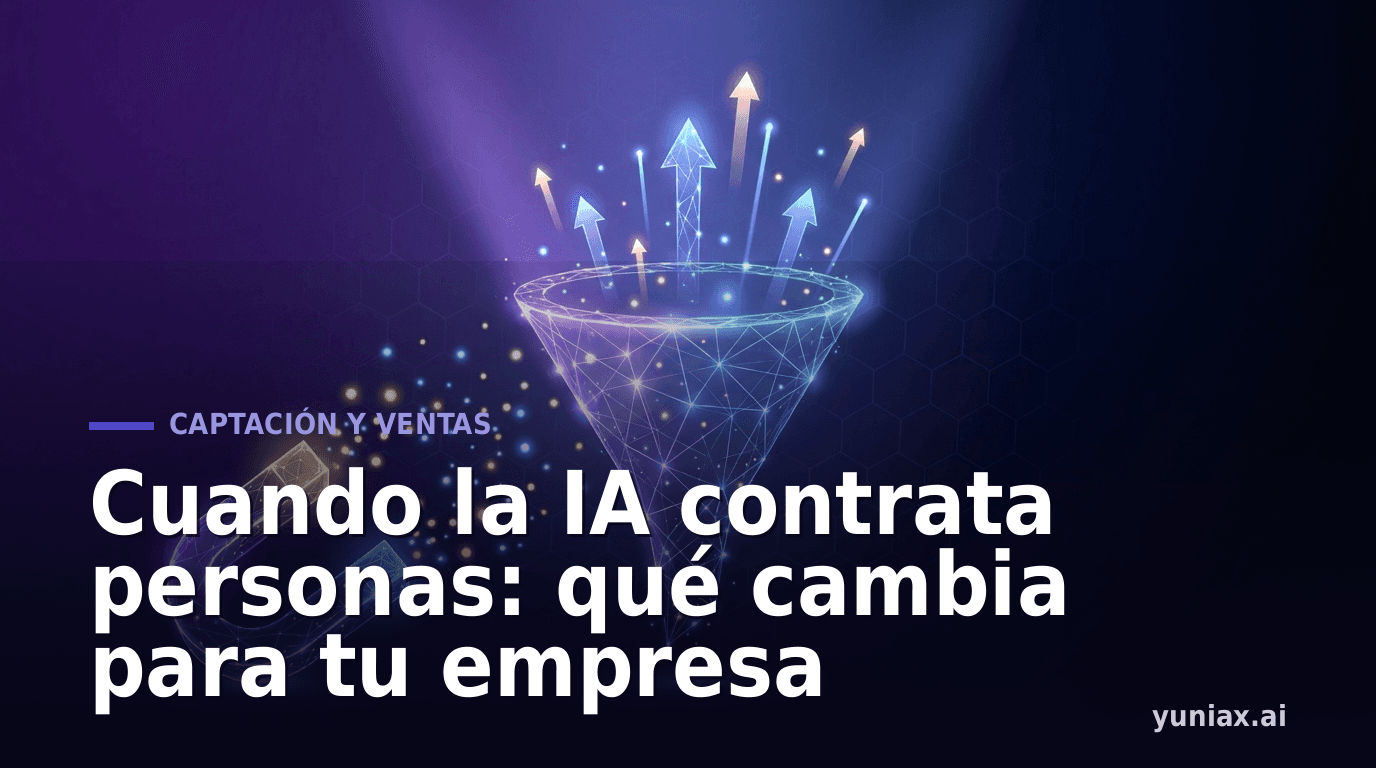 Cuando la IA contrata personas: qué cambia para tu empresa