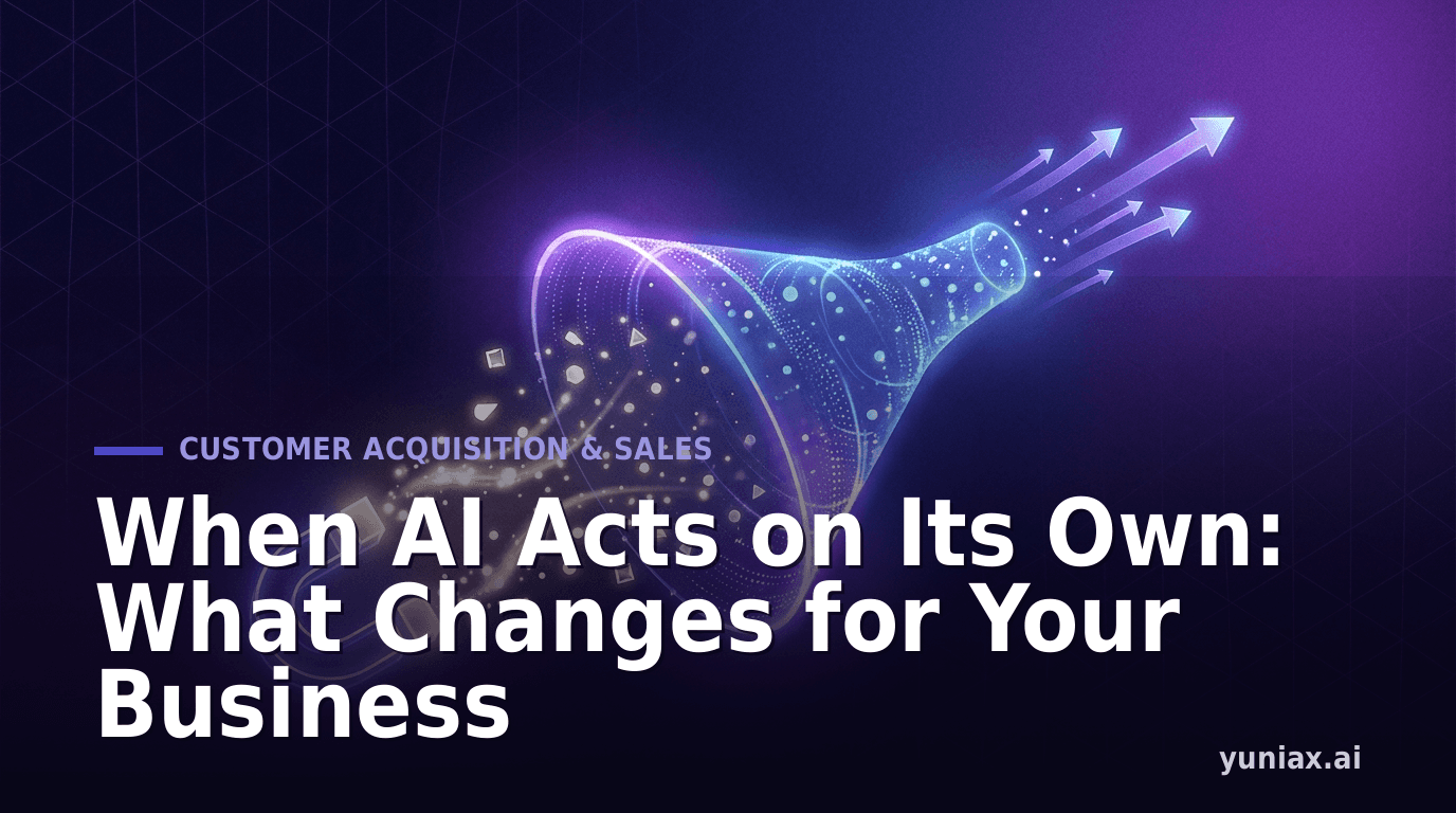 When AI Acts on Its Own: What Changes for Your Business